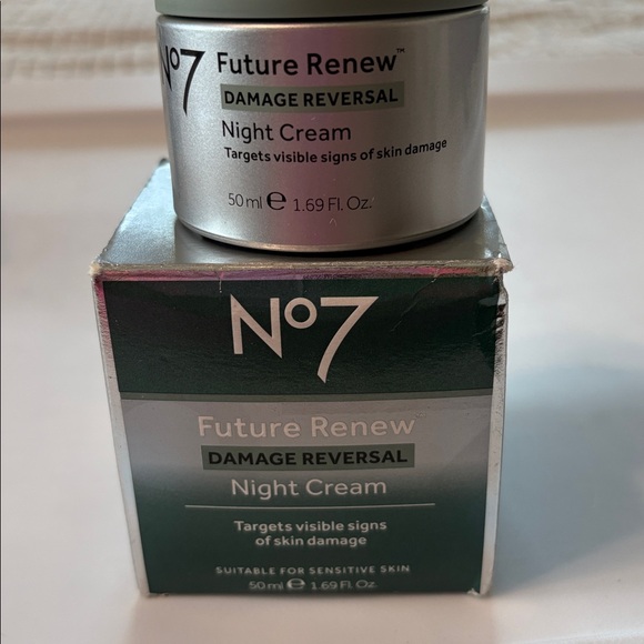 No7 Future Renew Night Cream Damage Reversal. 1.69 fl oz. - Picture 3 of 4